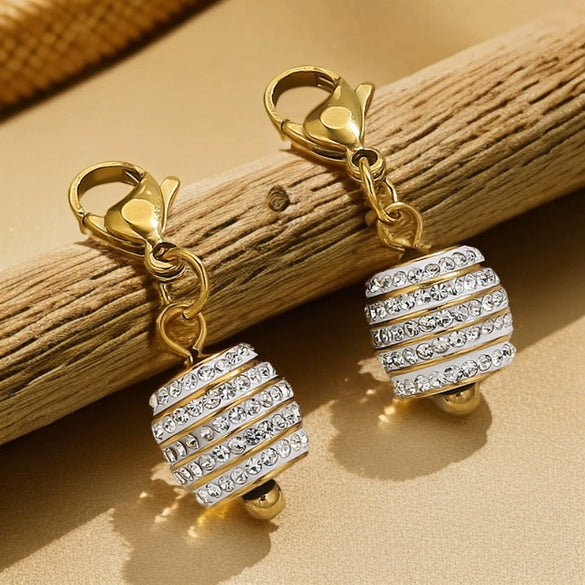 Stainless Steel Drop Shape Handmade Jewelry Pendant And Earrings