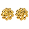 Stainless Steel Drop Shape Hollow Rotating Electroplated Women's Earrings