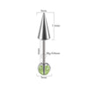 Stainless Steel Drop Shape Pendant Piercing Jewelry Electroplated Fashion Unisex