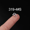 Stainless Steel Ear Nail Jewelry With Animals Zodiac Pattern Electroplated