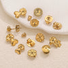 Stainless Steel Earplug Earring Accessories With Plum Blossom And Butterfly Buckles Smooth Design