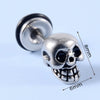 Stainless Steel Earrings With Geometric Animal Zodiac Patterns Heart And Drop Shaped Electroplated Punk Style