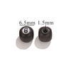 Stainless Steel Eight Eyes Pattern Drum Beads Jewelry Accessories 18K Gold Vacuum Plated