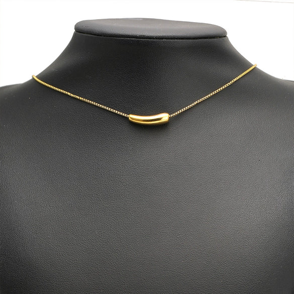 Stainless Steel Elbow Pendant Jewelry Clothing Accessories With Electroplating Treatment