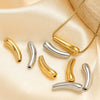 Stainless Steel Elbow Pendant Jewelry Clothing Accessories With Electroplating Treatment