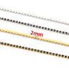Stainless Steel Electrolysis Claw Chain Unisex Necklace Bracelet Clothing Chain