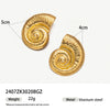 Stainless Steel Electroplated Animal And Zodiac Pattern Earrings For Women