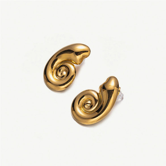 Stainless Steel Electroplated Animal And Zodiac Pattern Earrings For Women
