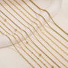 Stainless Steel Electroplated Bead Chain Box Chain Cross Chain Jewelry Accessories For Diy Necklace Bracelet