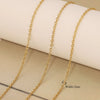 Stainless Steel Electroplated Bead Chain Box Chain Cross Chain Jewelry Accessories For Diy Necklace Bracelet
