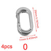 Stainless Steel Electroplated Digital Arabic Numeral Lobster Clasp For Diy Jewelry