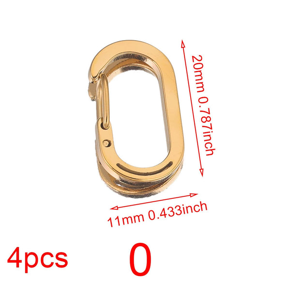 Stainless Steel Electroplated Digital Arabic Numeral Lobster Clasp For Diy Jewelry
