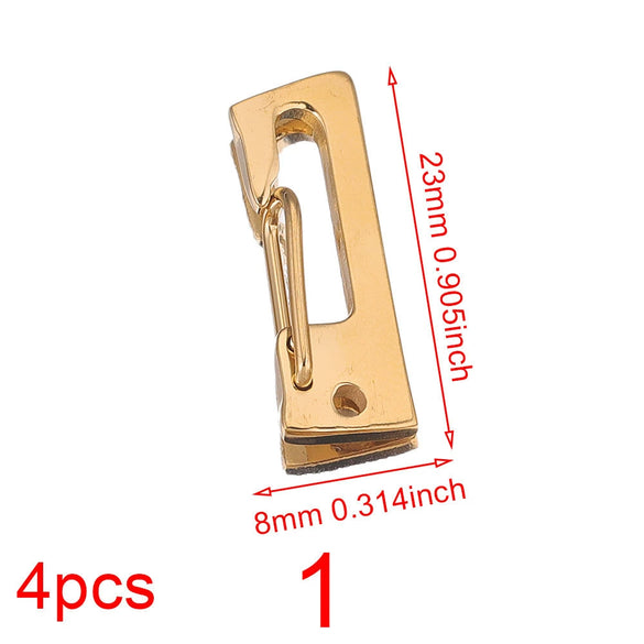 Stainless Steel Electroplated Digital Arabic Numeral Lobster Clasp For Diy Jewelry