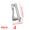 Stainless Steel Electroplated Digital Arabic Numeral Lobster Clasp For Diy Jewelry