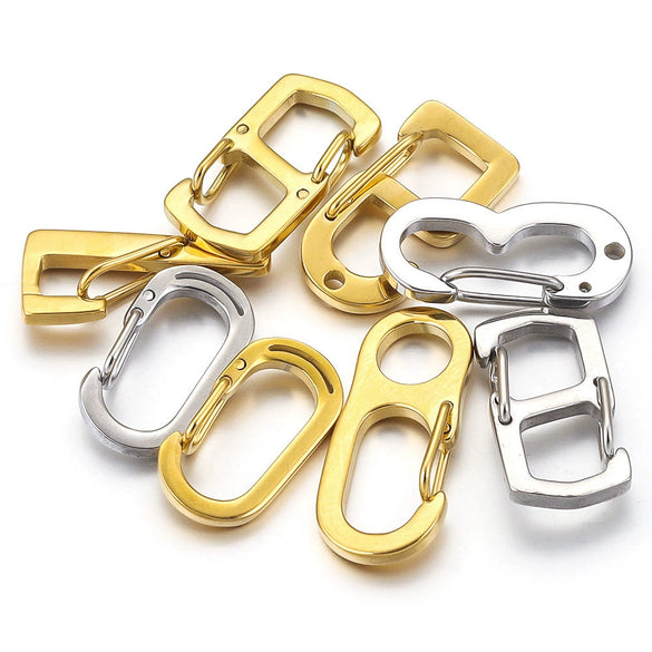 Stainless Steel Electroplated Digital Arabic Numeral Lobster Clasp For Diy Jewelry