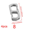 Stainless Steel Electroplated Digital Arabic Numeral Lobster Clasp For Diy Jewelry