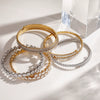 Stainless Steel Electroplated Geometric Style Bracelet Jewelry