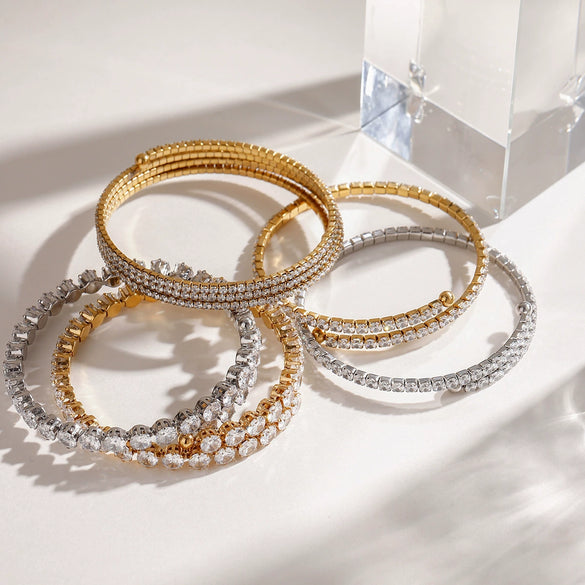 Stainless Steel Electroplated Geometric Style Bracelet Jewelry