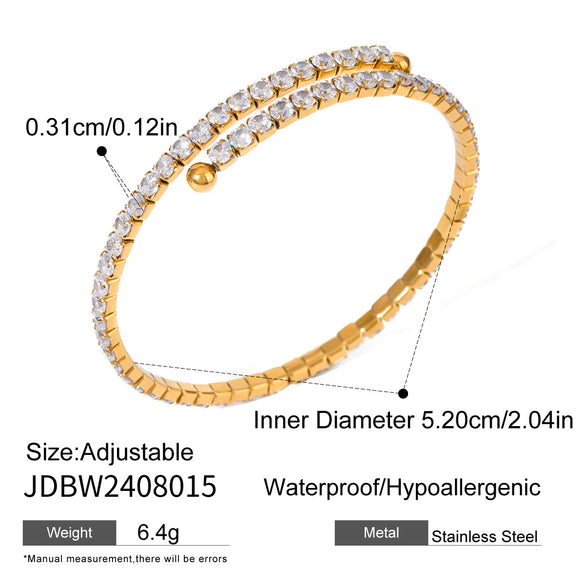 Stainless Steel Electroplated Geometric Style Bracelet Jewelry