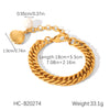 Stainless Steel Electroplated Geometric Style Women's Bracelet With Freshwater Pearl