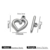 Stainless Steel Electroplated 18K Real Gold Colorpreserving Multistyle Ot Buckle Jewelry Accessory