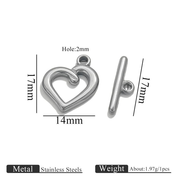 Stainless Steel Electroplated 18K Real Gold Colorpreserving Multistyle Ot Buckle Jewelry Accessory