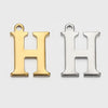 Stainless Steel Electroplated Letter Piercing Pendant