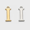 Stainless Steel Electroplated Letter Piercing Pendant