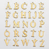 Stainless Steel Electroplated Letter Piercing Pendant