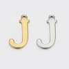 Stainless Steel Electroplated Letter Piercing Pendant