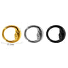 Stainless Steel Electroplated Pointed Cone And Arc Split Ring Jewelry Spider Design Earrings And Nose Ring