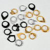 Stainless Steel Electroplated Pointed Cone And Arc Split Ring Jewelry Spider Design Earrings And Nose Ring