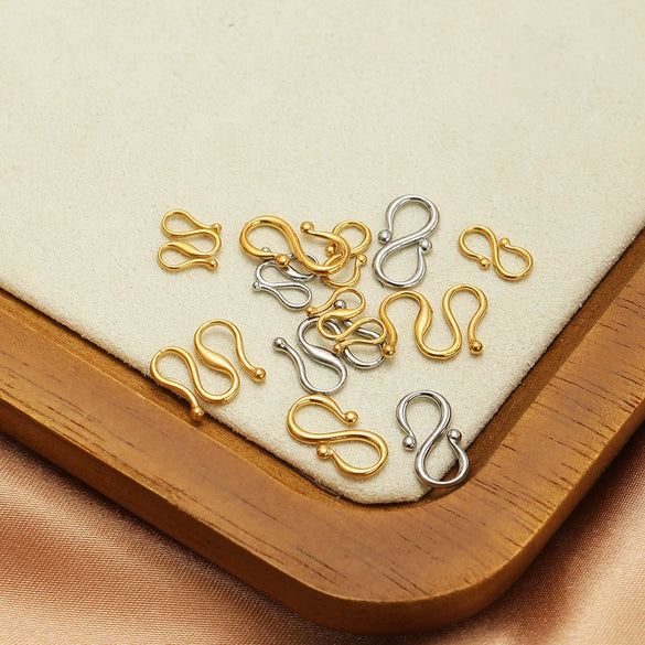 Stainless Steel Electroplated S W Shape Necklace Making Accessories Diy Jewelry Supplies