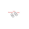 Stainless Steel Electroplated S W Shape Necklace Making Accessories Diy Jewelry Supplies