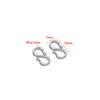 Stainless Steel Electroplated S W Shape Necklace Making Accessories Diy Jewelry Supplies