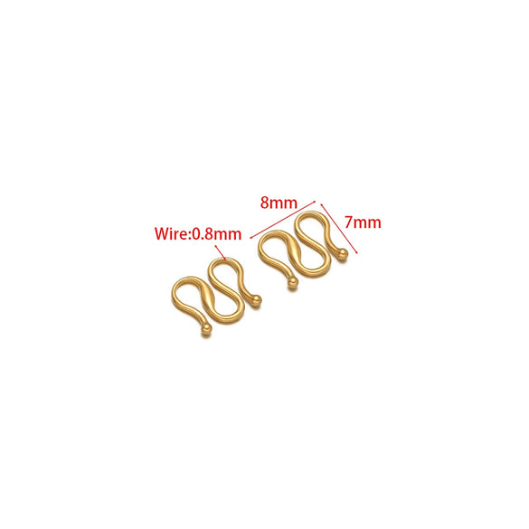 Stainless Steel Electroplated S W Shape Necklace Making Accessories Diy Jewelry Supplies