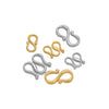 Stainless Steel Electroplated S W Shape Necklace Making Accessories Diy Jewelry Supplies