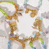 Stainless Steel Electroplated Shell Flower Conch Braided Bracelet For Women