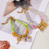 Stainless Steel Electroplated Shell Flower Conch Braided Bracelet For Women