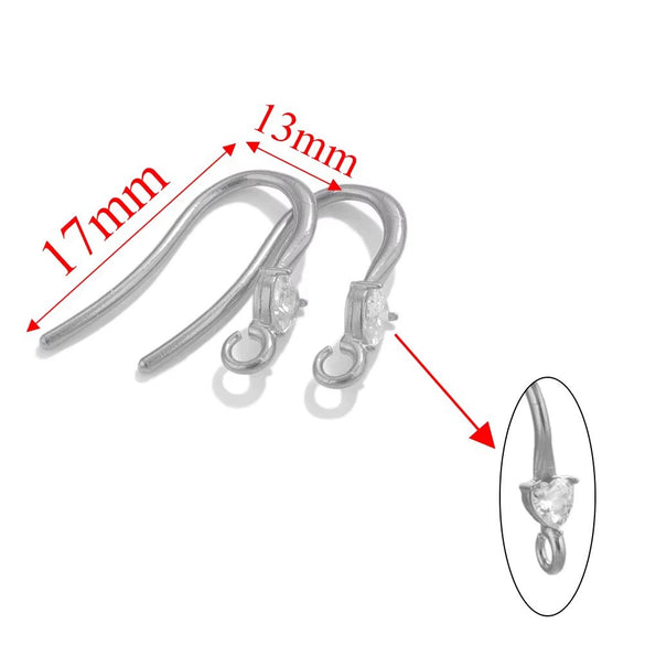 Stainless Steel Electroplated Soft Fish Ear Hooks Diy Handmade Earrings Jewelry Accessories