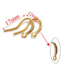 Stainless Steel Electroplated Soft Fish Ear Hooks Diy Handmade Earrings Jewelry Accessories