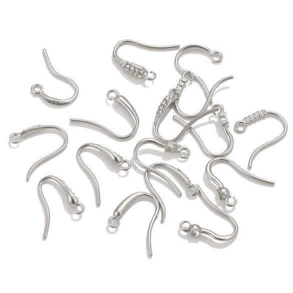 Stainless Steel Electroplated Soft Fish Ear Hooks Diy Handmade Earrings Jewelry Accessories