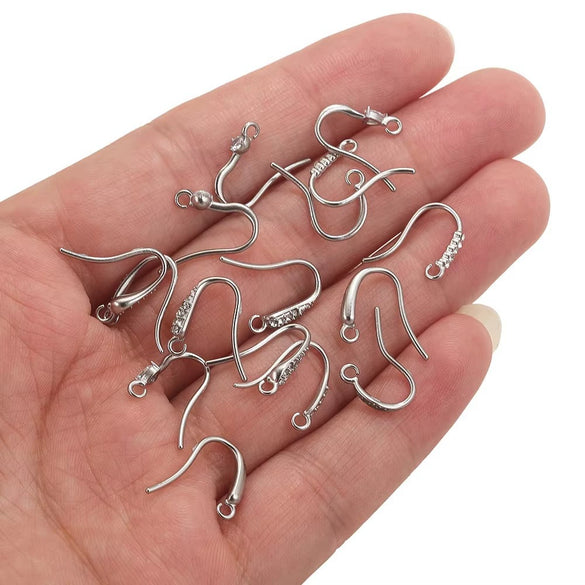 Stainless Steel Electroplated Soft Fish Ear Hooks Diy Handmade Earrings Jewelry Accessories