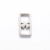 Stainless Steel Electroplated Square Hollow Four Leaf Clover Love Star Pendant Diy Woven Bracelet Accessories