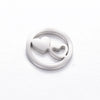 Stainless Steel Electroplated Square Hollow Four Leaf Clover Love Star Pendant Diy Woven Bracelet Accessories