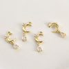 Stainless Steel Electroplated Star Moon Water Drop Zircon Pendant Earrings Accessories Material