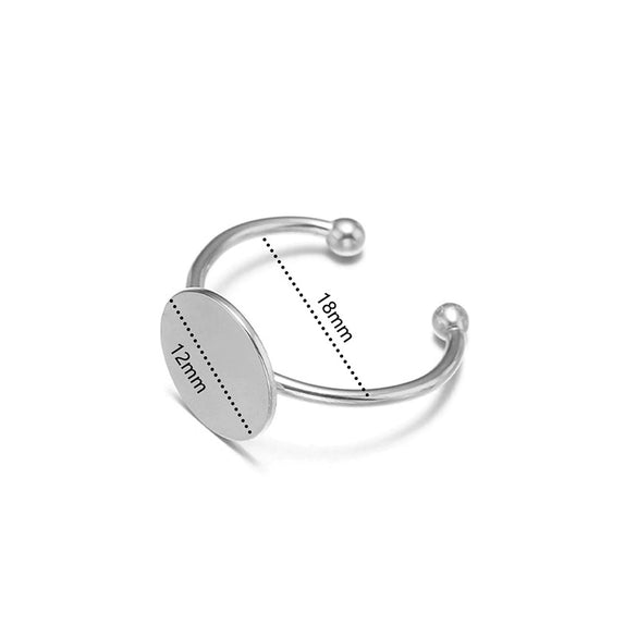 Stainless Steel Electroplated Ushape Ring Holder