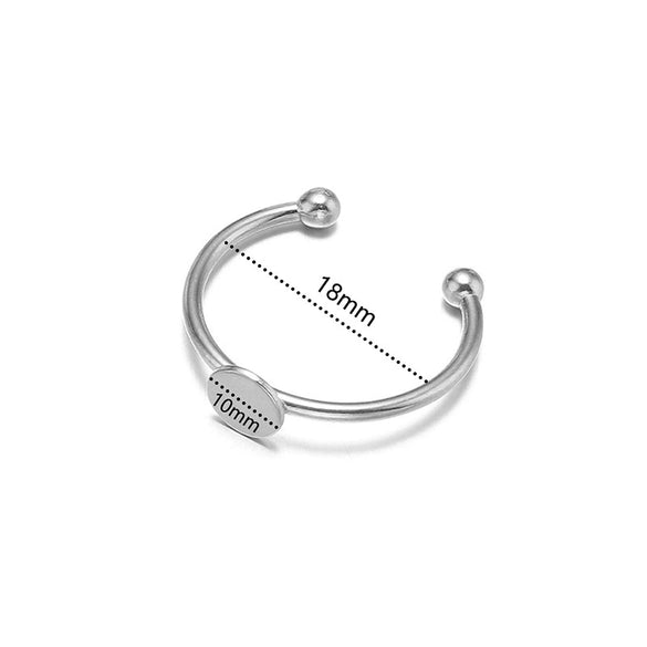 Stainless Steel Electroplated Ushape Ring Holder