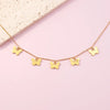 Stainless Steel Elegant Simple Style Butterfly Plating Necklace