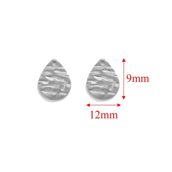 Stainless Steel Embossed Geometric Totem Jewelry Connection Accessories Pendant For Bracelet And Necklace